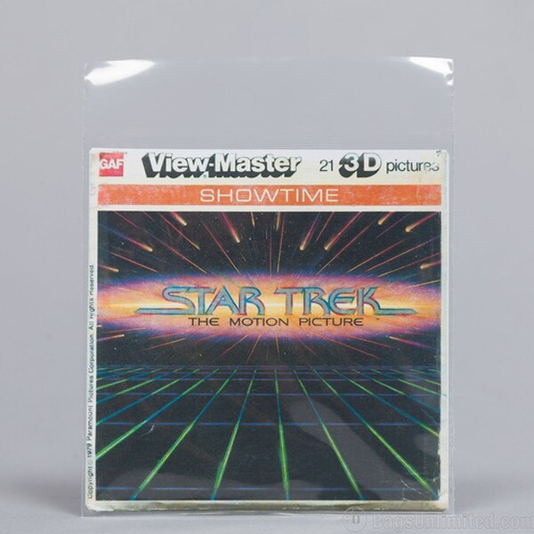 Viewmaster Clear Poly Sleeve